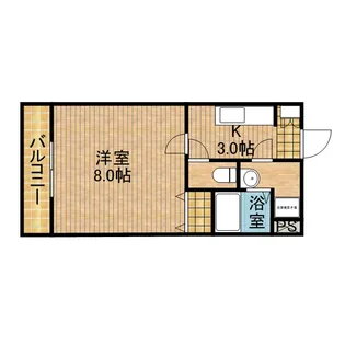 リヴエターナル【402号室】の間取り