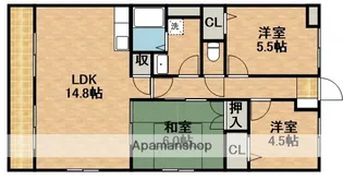 エスペランサAOI【1階】の間取り