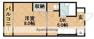 フローリッシュⅡ【1階】の間取り