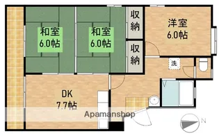 エクシード佐鳴【1階】の間取り