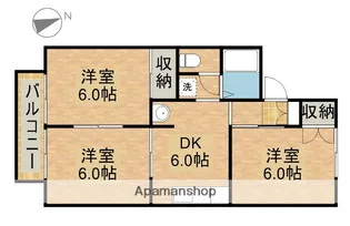 セジュールK&TⅣ【202号室】の間取り