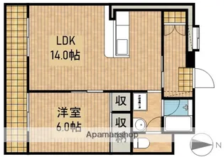 ヴィラ貴平【2階】の間取り