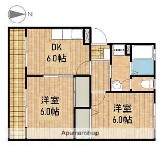 レガーロ林【302号室】の間取り