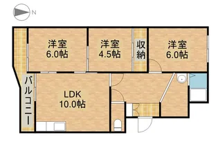 ICコーポ彦尾【405号室】の間取り