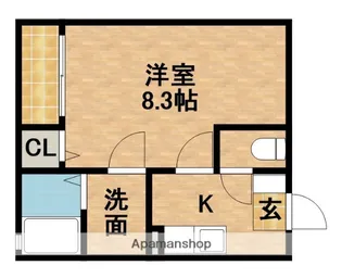 クレフラスト佐藤【2階】の間取り