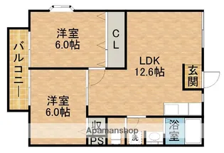カームスズキ【2階】の間取り