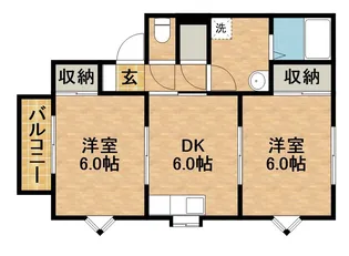 ライラック【2階】の間取り