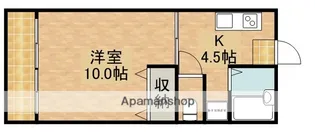 グレース葵東【1階】の間取り
