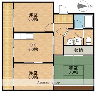 ベルハイムⅡ【3階】の間取り