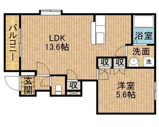 サンモール【1階】の間取り
