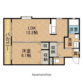 ヴィラパルテール【2階】の間取り