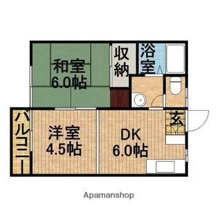メゾンスギヤ【2階】の間取り