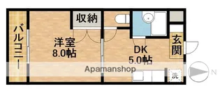 フラットフォード【2階】の間取り