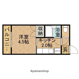 グリーンプラザ八木【1階】の間取り