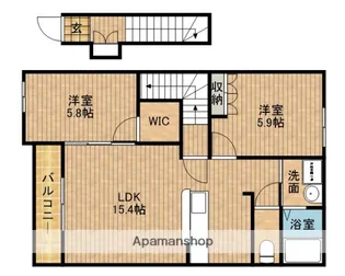カーサ・プロニティ【2階】の間取り