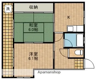 黒澤マンション【101号室】の間取り