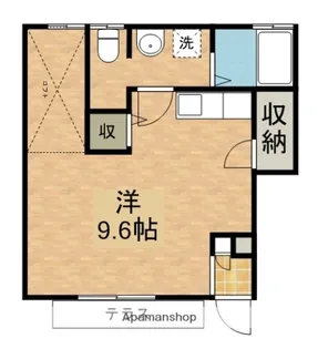 オイスターハウス【105号室】の間取り