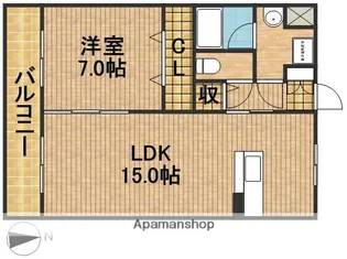 CIAOバンビーナ【1階】の間取り