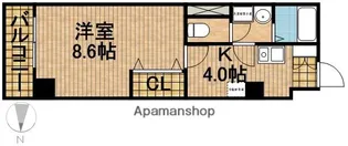 ゴールドサークル尾張町【5階】の間取り