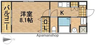 SKYCITY元浜【1階】の間取り