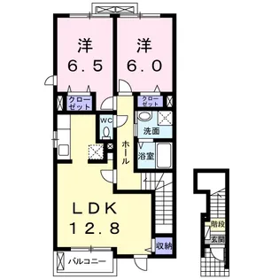 サンセット スクエア【2階】の間取り