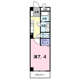 パークサイドヴィラ【4階】の間取り