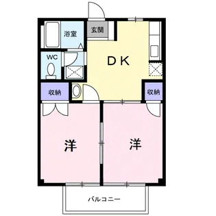 メゾン・ド・ファミーユ【1階】の間取り