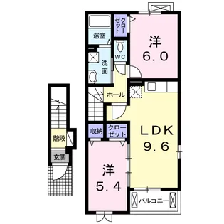 フィオリース.3【2階】の間取り