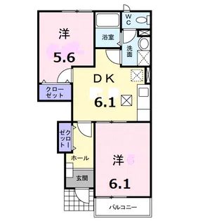 ブレービーハウス【1階】の間取り