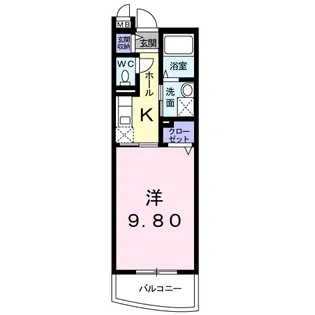 ラフィーネF【3階】の間取り