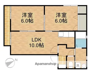 プレミールA【2階】の間取り