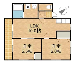 スカイハイム【2階】の間取り