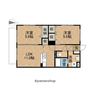 エイト【3階】の間取り