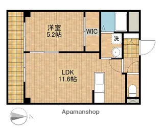 ルーヴル田町【9階】の間取り