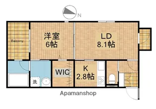 SAINT MARCELLINA【1階】の間取り