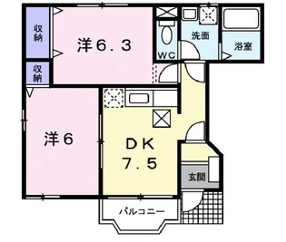 アメニティ・スペース【1階】の間取り