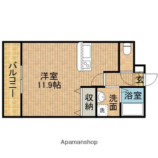 グランストーク桜【305号室】の間取り