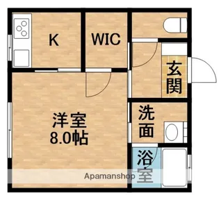ミヨシハイツ【A号室】の間取り