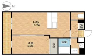 グランソレイユ【3階】の間取り
