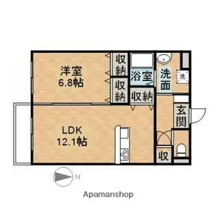 コスモ28【2階】の間取り