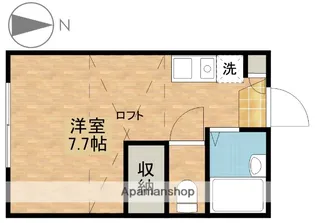 パレス東名Ⅱ【2階】の間取り