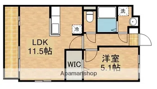 ノース・リーブラ【4階】の間取り