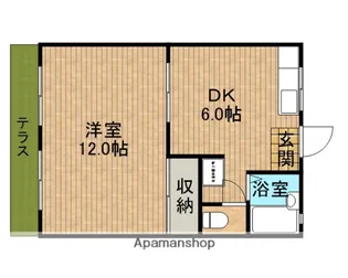 メイゾン大東A【1階】の間取り