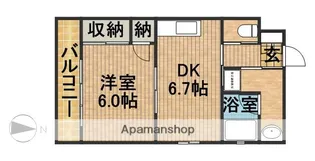 オーシャンS【4階】の間取り