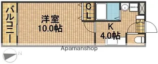 フォレスト有玉台【3階】の間取り