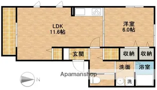 エスペランサEV【2階】の間取り