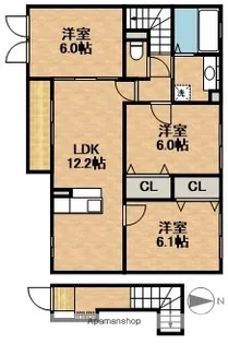 彩A【2階】の間取り