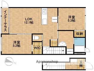 エクラ【2階】の間取り