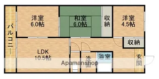 今之浦マンション【2階】の間取り