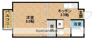 ディアスバイオレット【1階】の間取り